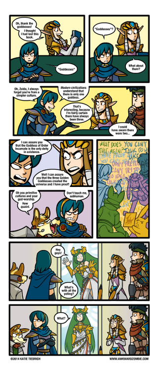 Illustration for article titled Sunday Comics: We're Fighting A Dragon